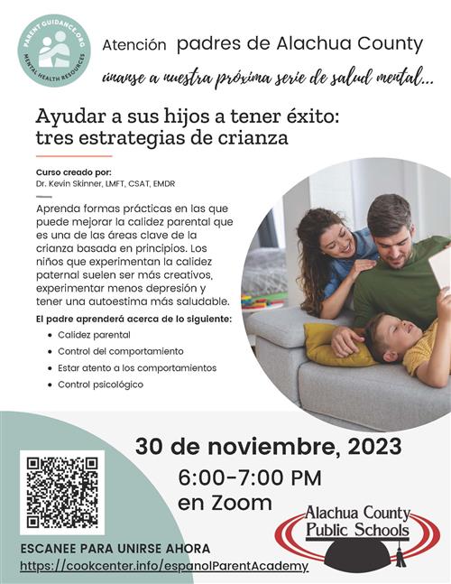 Webinar Flyer - Spanish